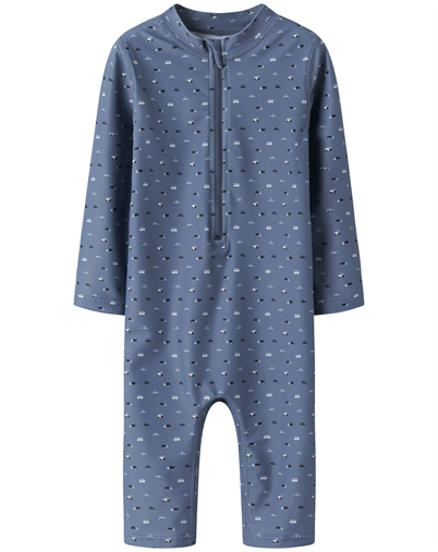 Name It - NMMZippo UV Swimsuit - Vintage Indigo